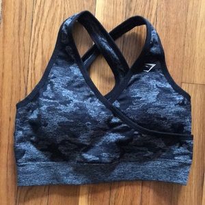 Gymshark camo sports bra